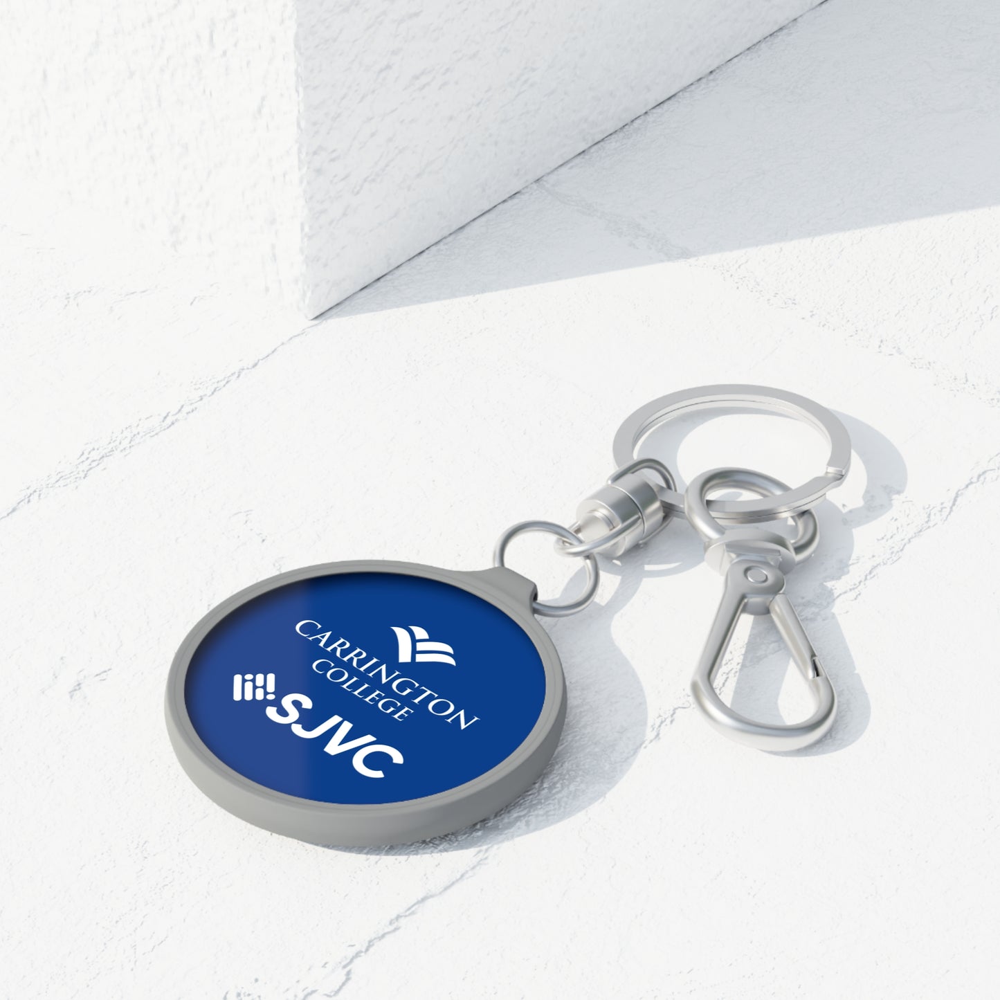Personalized College Keyring Tag - Carrington College Design