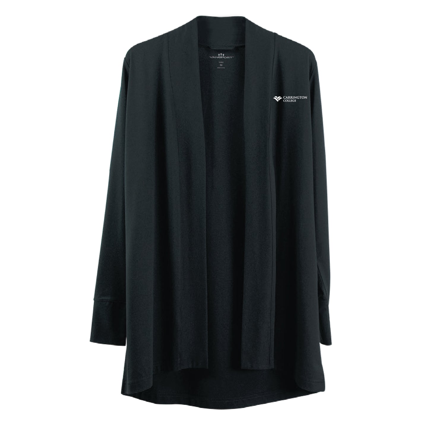 Carrington College Women's Flow Cardigan with Embroidery
