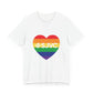 SJVC PRIDE Heart Unisex Short Sleeve Tee