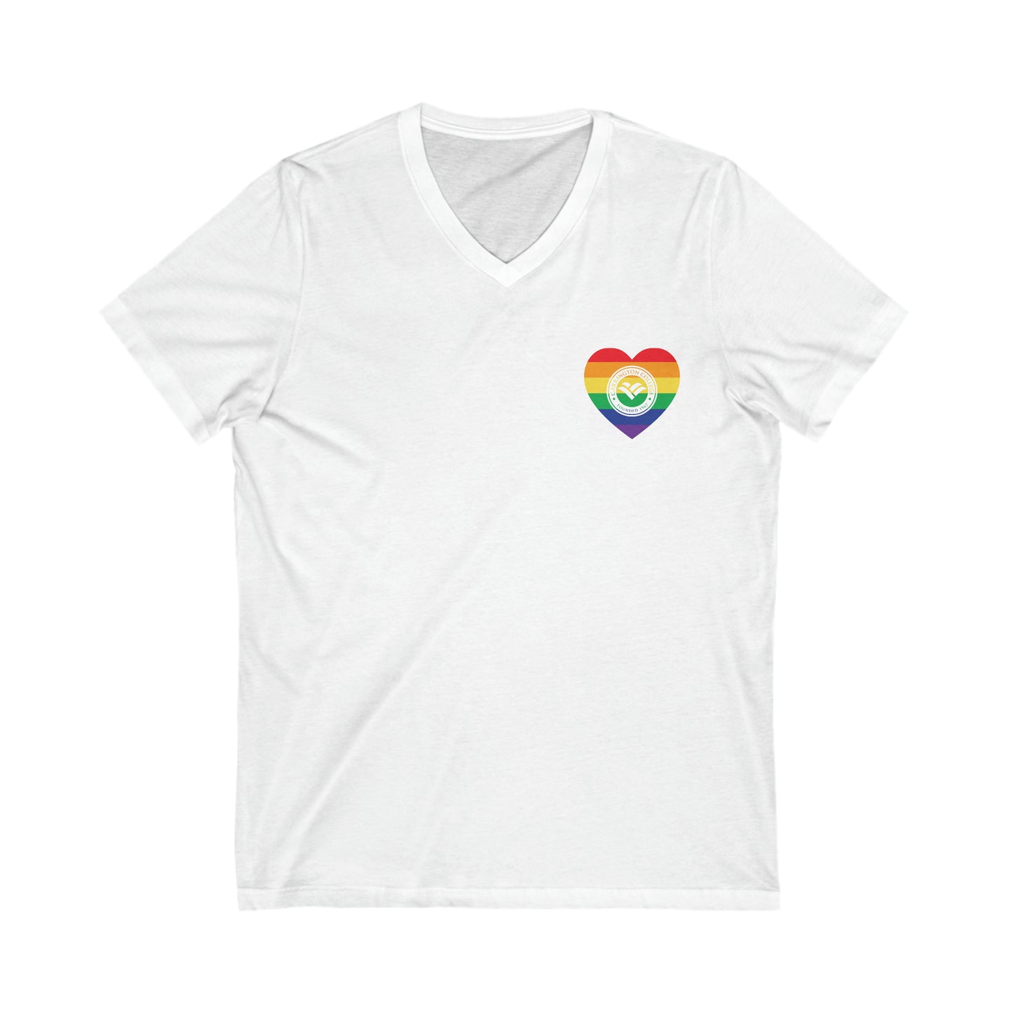 Carrington College PRIDE Unisex Short Sleeve v-neck