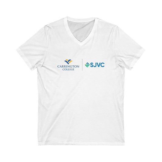 Co-Branded SJVC + CC Unisex Jersey Short Sleeve V-Neck Tee