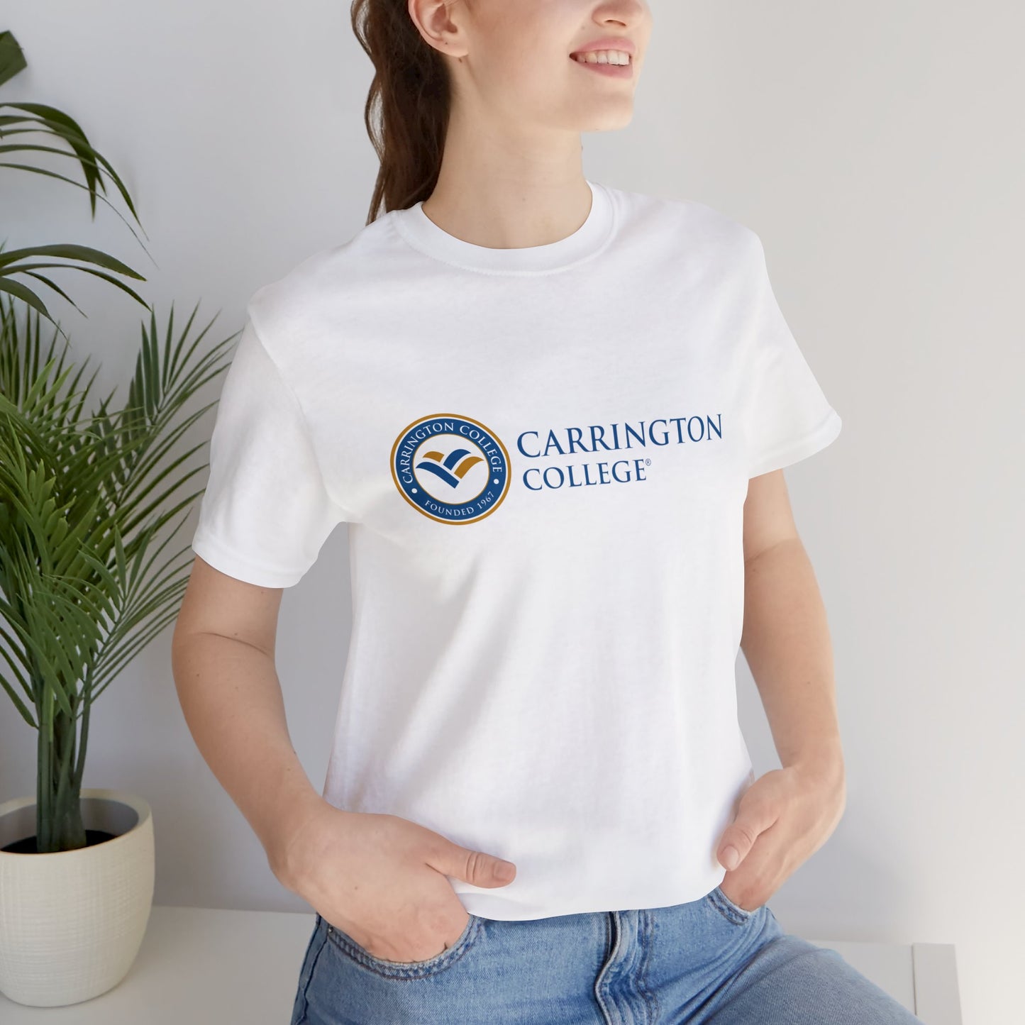 Carrington College Jersey Short Sleeve Tee