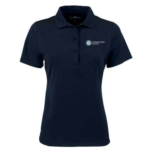 Carrington College Women's Polo Shirt with Embroidery